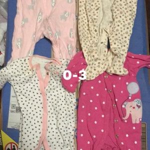 Baby girl 0-3 clothes 20 pieces for 30$